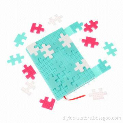 Popular Fashion Personality Puzzle Notebook, Comes in Green